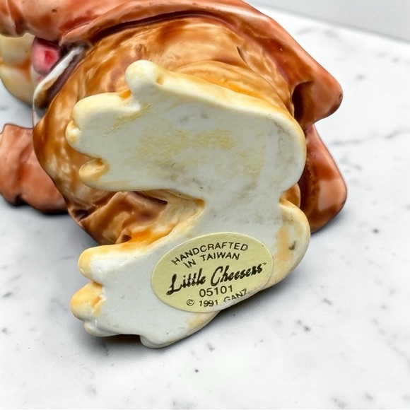 Vintage 1991 Ganz Little Cheesers Papa Woodsworth Mouse Ceramic Figurine #05101 - Picture 2 of 10